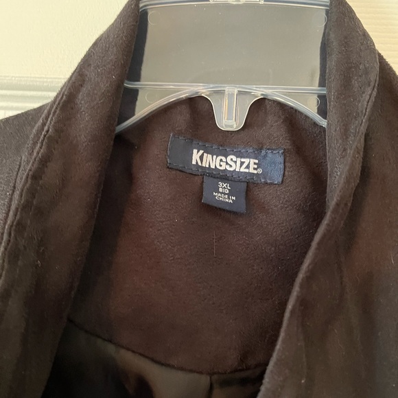 Kingsize MicroSuede Bomber Jacket 3XL Big - Picture 7 of 7
